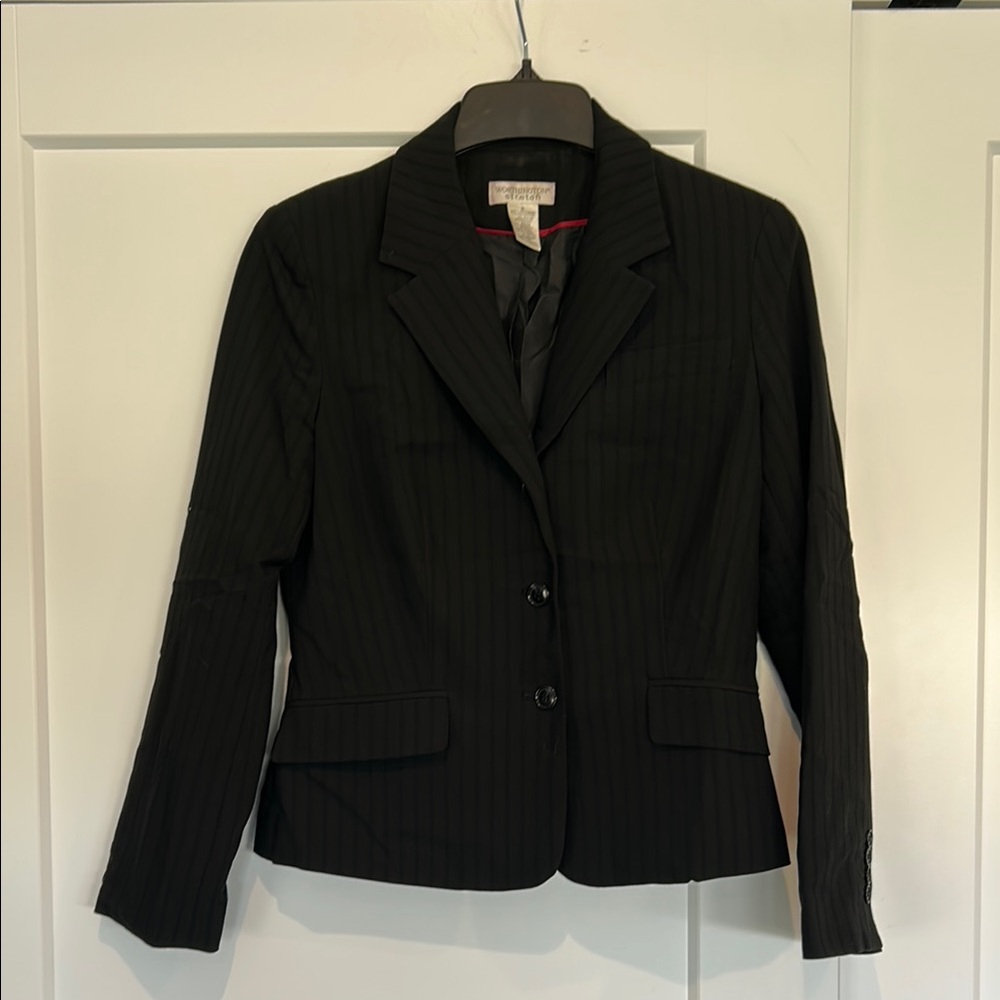 Worthington Black Blazer Tailored Suit Jacket